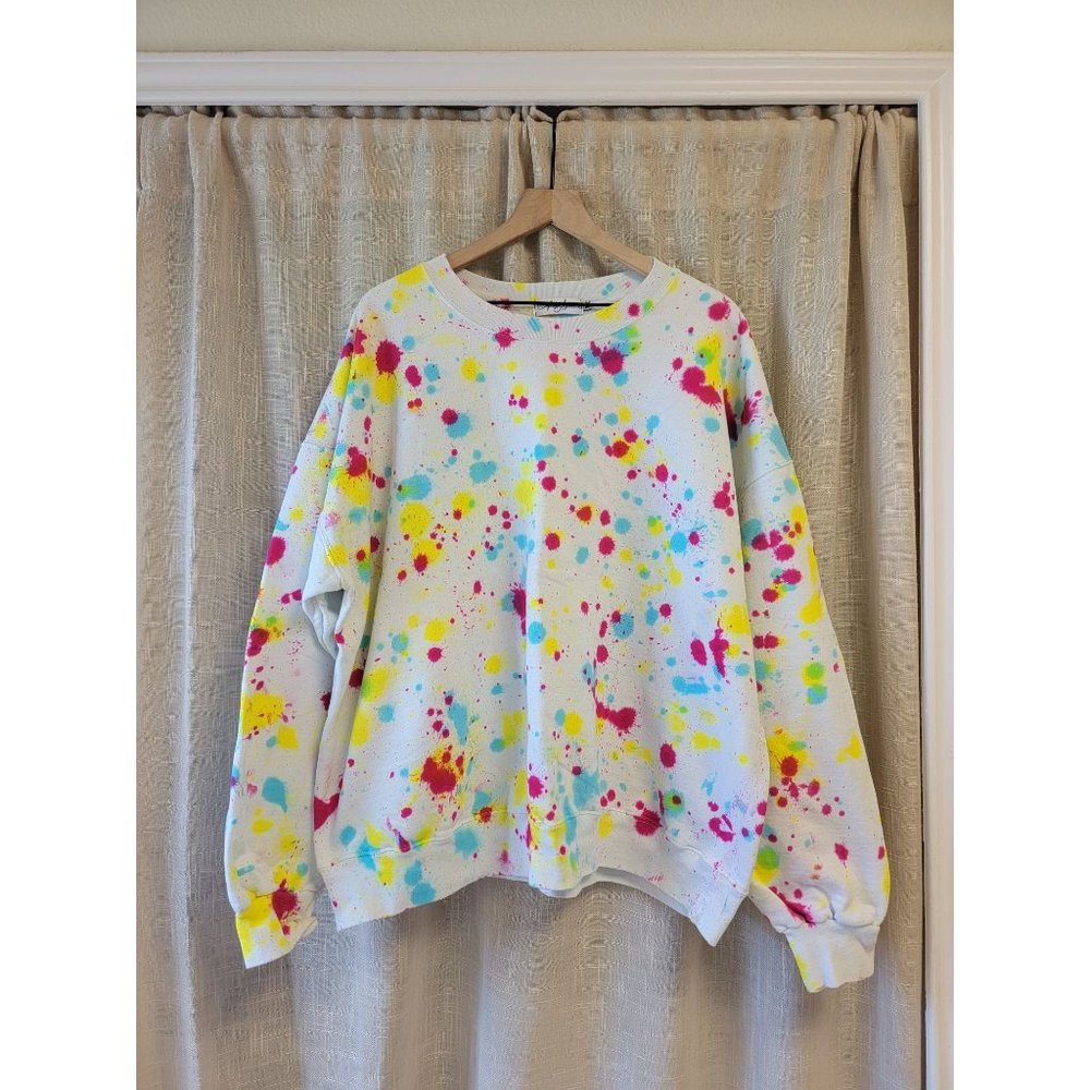 Anna Joyce Hand‎ Dyed Sweatshirt, women's 2XL